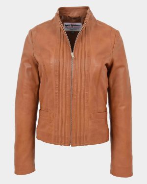 womens-leather-casual-standing-collar-jacket-dynamo-tan