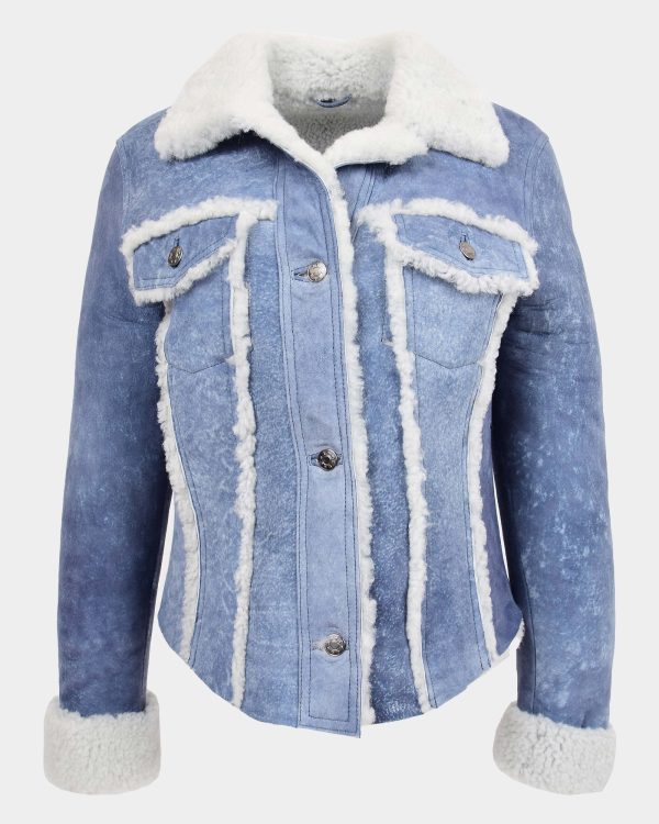 womens-real-sheepskin-trucker-jacket-kylie-denim-radiant-blue