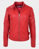 womens-soft-leather-casual-zip-biker-jacket-ruby-ignite-red