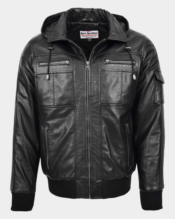 mens-leather-bomber-jacket-with-hoodie-bronx-nova-black