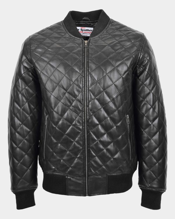 mens-leather-quilted-bomber-jacket-warren-nova-black