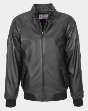 mens-real-leather-bomber-jacket-raglan-shoulder-francis-nova-black