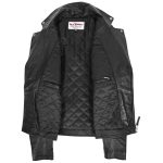 Lux Leather Men's Genuine Leather Quilted Biker Jacket - Image 6